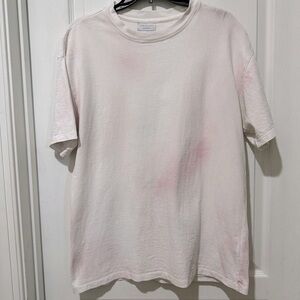 John Elliott Season Nine T shirt Pink Skittles paint splash 100% cotton Japan